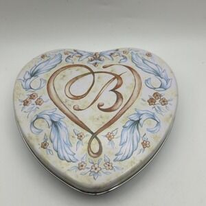 Brighton Heart Shaped Tin Trinket Jewelry Box